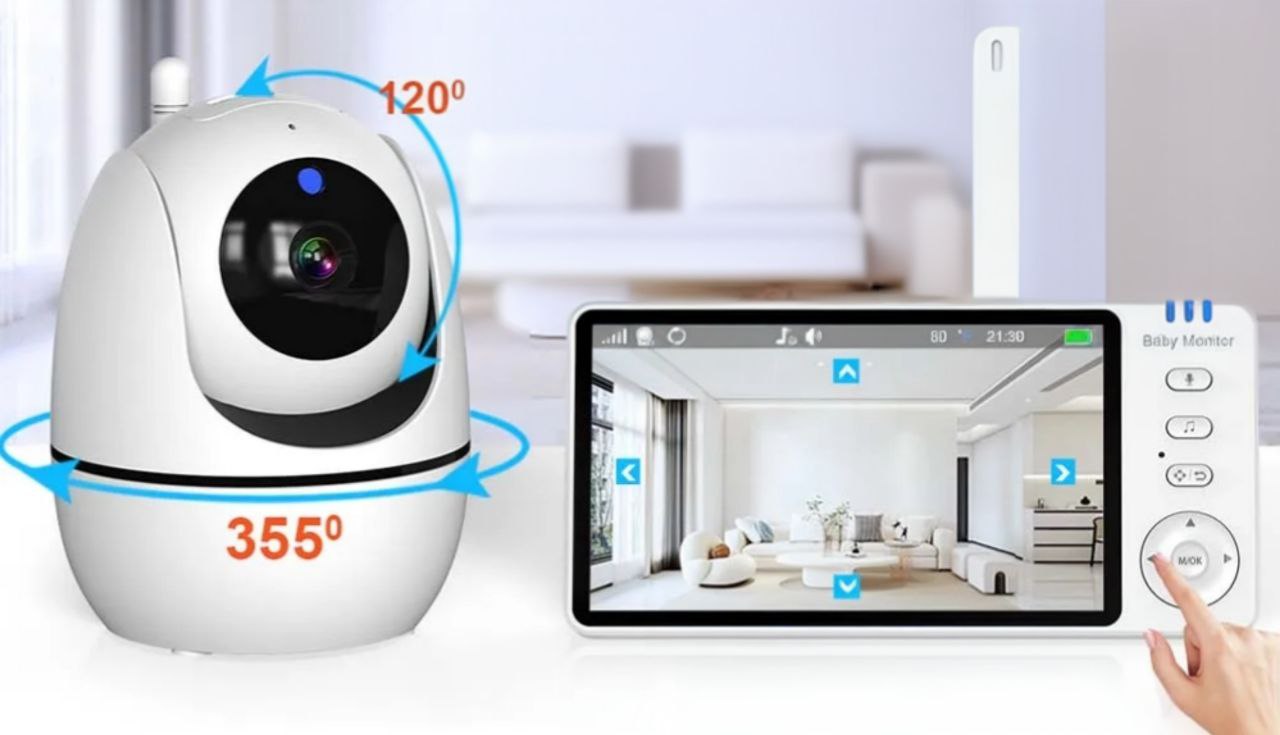 Babyphone vidéo avec 2 caméras