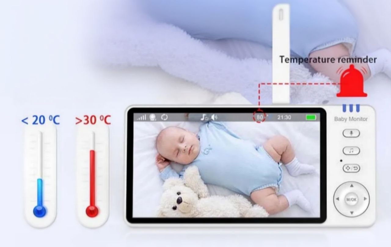 Babyphone vidéo avec 2 caméras