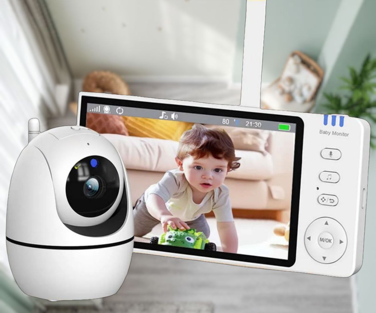 Babyphone vidéo avec caméra